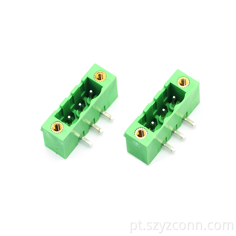 Plug in male seat